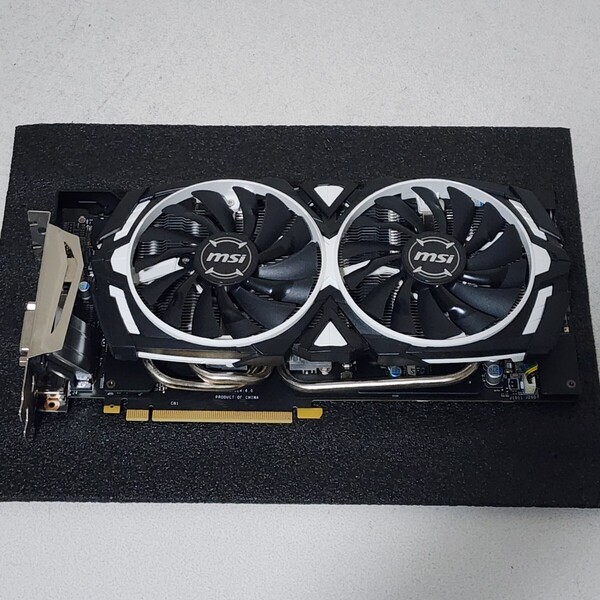 MSI GEFORCE GTX1070 ARMOR 8G OC 8GB GDDR5 動作確認済み PCパーツ グラフィックカード PCIExpress