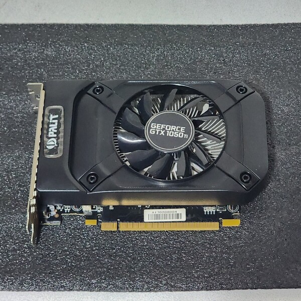 PALIT GEFORCE GTX1050Ti STORMX 4GB GDDR5 補助電源不要 動作確認済み PCパーツ グラフィックカード PCIExpress