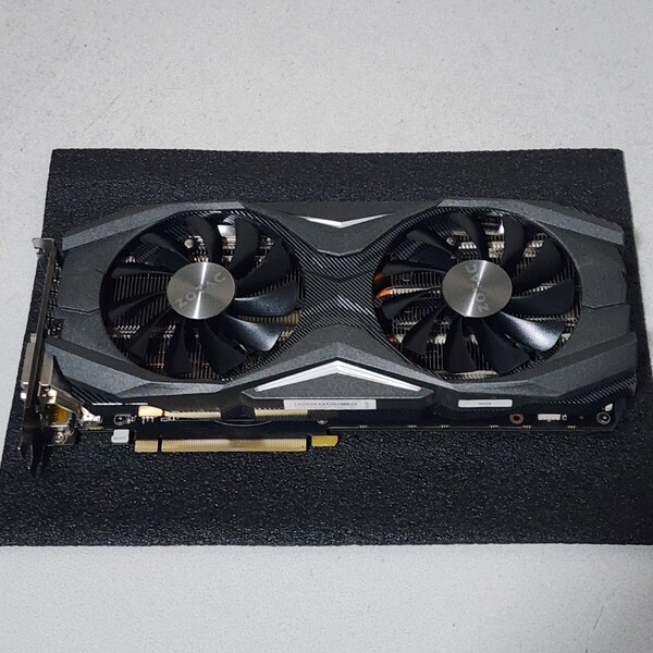 ZOTAC GEFORCE GTX1080 AMP! ED 8GB 256BIT GDDR5X 動作確認済み PCパーツ グラフィックカード PCIExpress