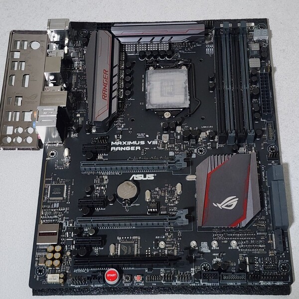 ASUS Z170 MAXIMUS VIII RANGER IOパネル付属 LGA1151 ATXマザーボード 第6・7世代CPU対応 最新Bios 動作確認済 PCパーツ