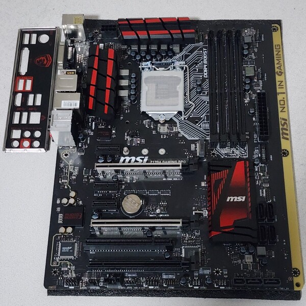 MSI Z170A GAMING PRO IOパネル付属 LGA1151 ATXマザーボード 第6・7世代CPU対応 最新Bios 動作確認済 PCパーツ