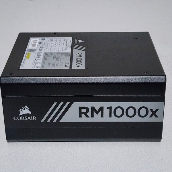 CORSAIR RM1000x(RPS0018) 1000W 80PLUS GOLD認証 ATX電源ユニット フルプラグイン 動作確認済み PCパーツ