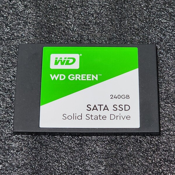 WesternDigtal WD GREEN(WDS240G2G0A-00JH30) 240GB SATA SSD 正常品 2.5インチ内蔵SSD フォーマット済 PCパーツ 動作確認済 250GB 256GB