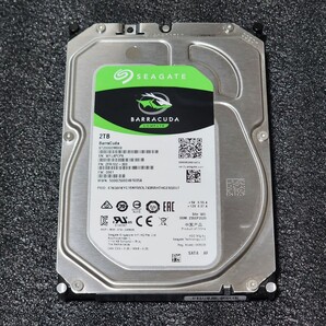 【送料無料】SEAGATE BARRACUDA ST2000DM008-2FR102 2TB 3.5インチ内蔵HDD 2020年製 フォーマット済み 正常品 PCパーツ 動作確認済