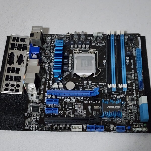 ASUS P8H77-M PRO IOパネル付属 LGA1155 MicroATXマザーボード 第2・3世代CPU対応 最新Bios 動作確認済 PCパーツ