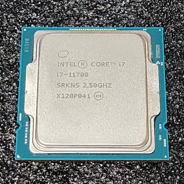 CPU Intel Core i7 11700 2.5GHz 8コア16スレッド RocketLake LGA1200 PCパーツ インテル 動作確認済み