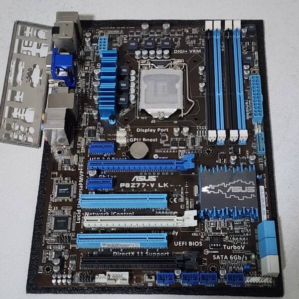 ASUS P8Z77-V LK IOパネル付属 LGA1155 ATXマザーボード 第2・3世代CPU対応 最新Bios 動作確認済 PCパーツ