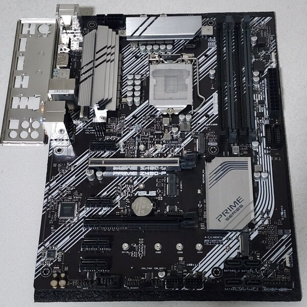 ASUS PRIME Z490-P IOパネル付属 LGA1200 ATXマザーボード 第10世代CPU対応 最新Bios 動作確認済 PCパーツ