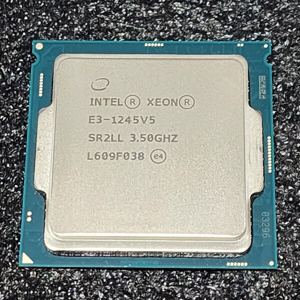 CPU Intel Xeon E3 1245 v5 3.5GHz 4コア8スレッド SkyLake PCパーツ インテル 動作確認済み