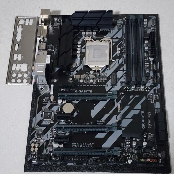 GIGABYTE Z370 HD3 IOパネル付属 LGA1151 ATXマザーボード 第8・9世代CPU対応 最新Bios 動作確認済 PCパーツ