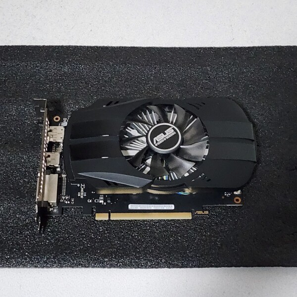ASUS GEFORCE GTX1650 4GB GDDR5/PH-GTX1650-4G 補助電源不要 動作確認済み PCパーツ グラフィックカード PCIExpress