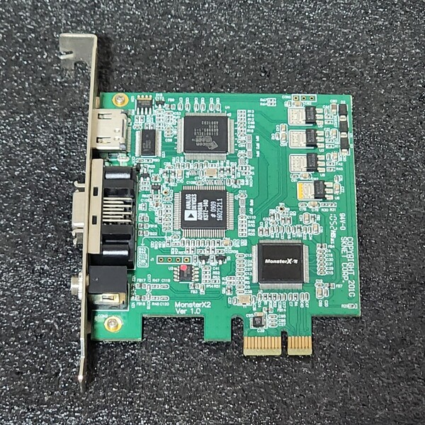【送料無料】SKNET MonsterX2(SK-MVX2) ビデオキャプチャーカード PCIExpress×1 動作確認済み PCパーツ キャプチャーボード