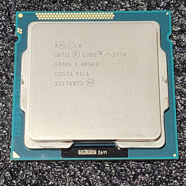 CPU Intel Core i7 3770 3.4GHz 4コア8スレッド IvyBridge LGA1155 PCパーツ インテル 動作確認済み