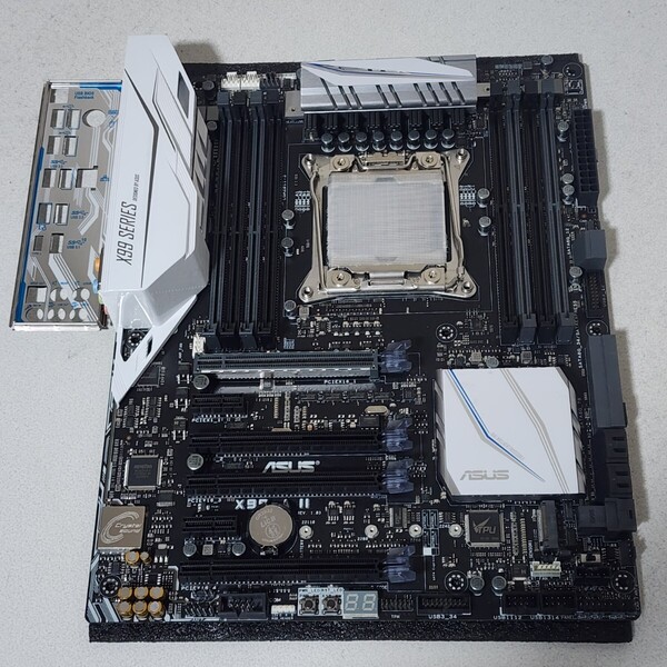 ASUS X99-A II IOパネル付属 LGA2011-3 ATXマザーボード 最新Bios 動作確認済 PCパーツ