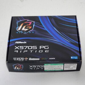 ASRock X570S PG RIPTIDE IOパネル付属 Socket ATX ATXマザーボード RYZEN5000シリーズ対応 最新Bios 動作確認済 PCパーツ