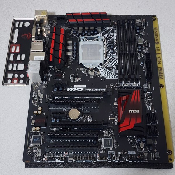 MSI H170A GAMING PRO IOパネル付属 LGA1151 ATXマザーボード 第6・7世代CPU対応 最新Bios 動作確認済 PCパーツ