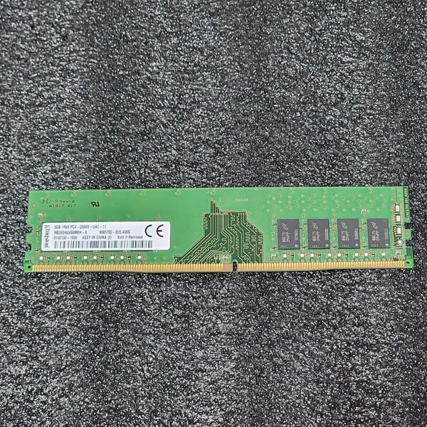 Kingston DDR4-2666MHz 8GB (8GB×1枚キット) RB26D4U9S8MEH-8 動作確認済み デスクトップ用 PCメモリ