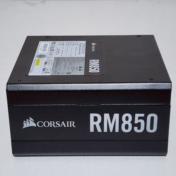 CORSAIR RM850(RPS0120) 850W 80PLUS GOLD認証 ATX電源ユニット フルプラグイン 動作確認済み PCパーツ