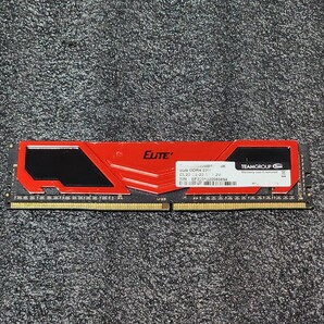 TEAMGROUP ELITE DDR4-3200MHz 8GB (8GB×1枚キット) 動作確認済み デスクトップ用 PCメモリ
