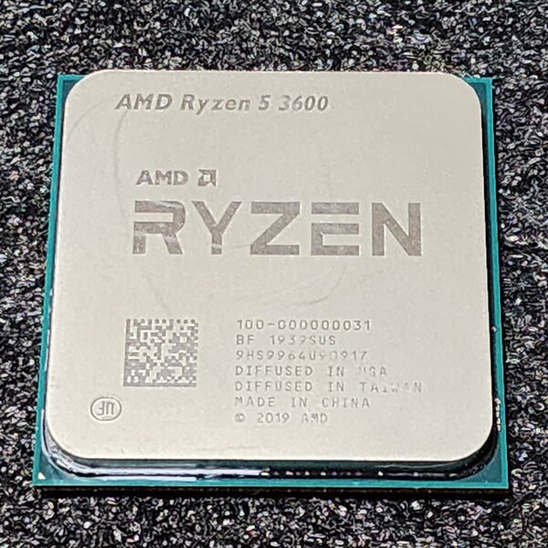 CPU AMD RYZEN5 3600 3.6GHz 6コア12スレッド Socket AM4 PCパーツ 動作確認済み