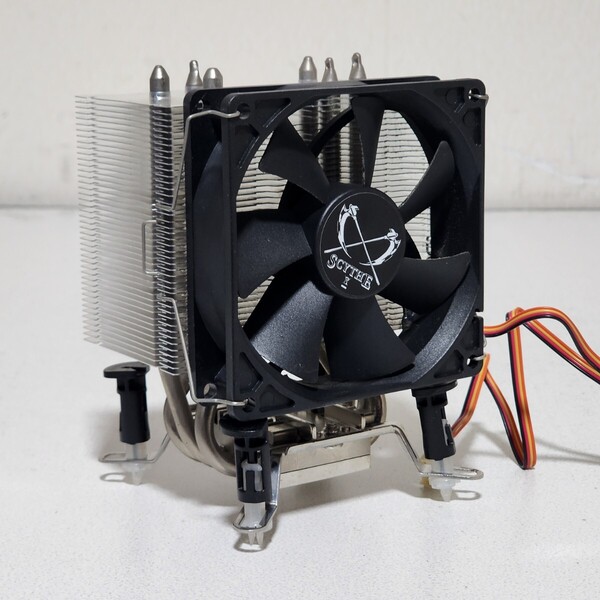 【送料無料】SCYTHE 白虎 BYAKKO(SCBYK-1000I) 92mm サイドフロー型CPUクーラー プッシュピン式 LGA115X・LGA1200等対応 PCパーツ