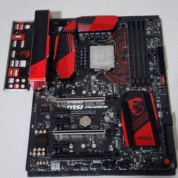 MSI Z170A GAMING M7 IOパネル付属 LGA1151 ATXマザーボード 第6・7世代CPU対応 最新Bios 動作確認済 PCパーツ