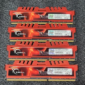 G.SKILL RIPJAWSX DDR3-1600MHz 16GB (4GB×4枚キット) 動作確認済み デスクトップ用 PCメモリ