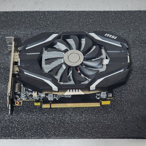MSI GEFORCE GTX1050 2GB GDDR5 補助電源不要 動作確認済み PCパーツ グラフィックカード PCIExpress