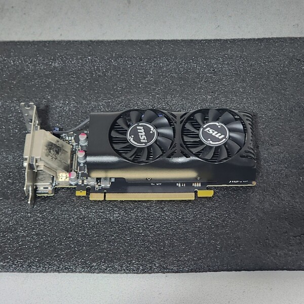 MSI GEFORCE GTX1050Ti 4GT LP GDDR5 4GB 補助電源不要 動作確認済み PCパーツ グラフィックカード PCIExpress