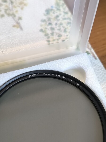 KANI 77mm PLフィルター ZeroSharpシリーズ Premium LR MC CPL 0# Natural 撥水 撥油 円偏光 cpl フィルター2025年3月購入