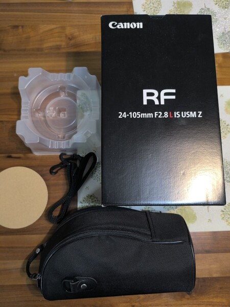 Canon キヤノン RF 24-105mm F2.8 L IS USM Z ズームレンズ、元箱、ケース、ストラップのみ、レンズありません