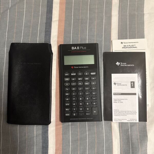 Texas Instruments 金融電卓 TI BA II Plus Professional