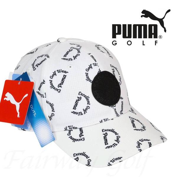 ■定価7,150円 プーマ ゴルフ PUMA GOLF COOL EGW サークルパッチ キャップ CAP 帽子 白■