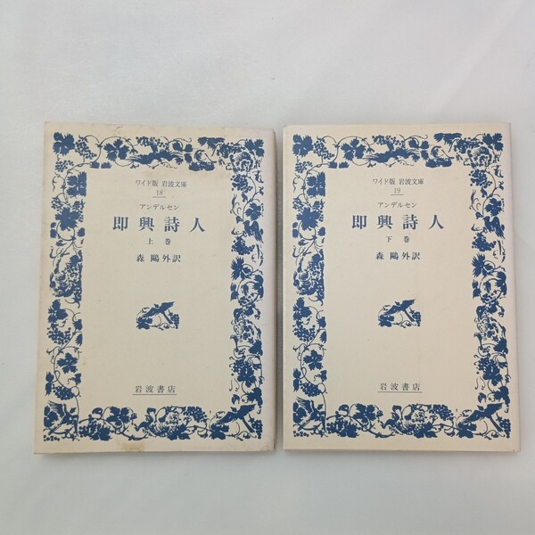 zaa-64:6♪即興詩人 上・下巻 2冊セット (2001年) (岩波書店) アンデルセン (著), 森 鴎外 (翻訳) 2001/10/15