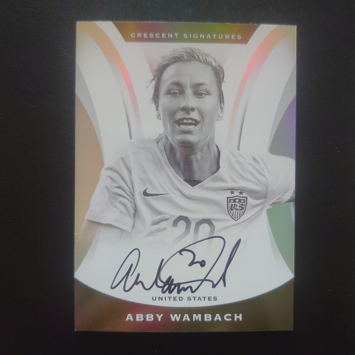 Abby Wambach ワンバック 直筆サイン カード 20枚限定 激レア Abby Wambach ワンバック 直筆サイン カード 20枚限定 激レア