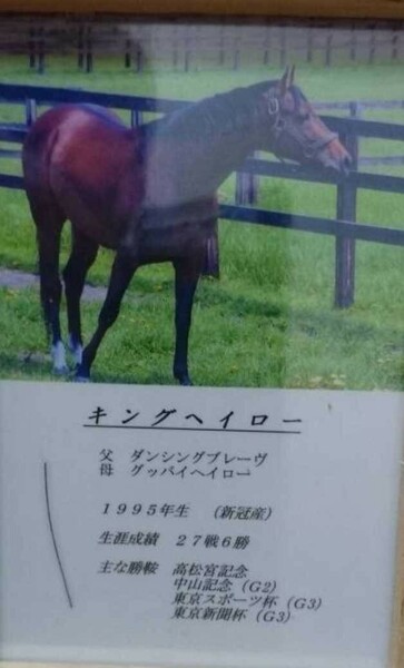 キングヘイロー 一本 たてがみ 非売品 チャリティー 社台 ノーザン ウマ娘 風水 御守り 競馬 当選品 福永祐一
