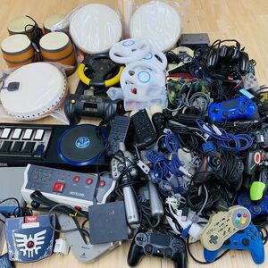 AU47134 ジャンク品 コントローラー 太鼓の達人 Playstation DreamCast SUPERFAMICON Wii リモコン ハンドル ヌンチャク beatmaniaIIDX