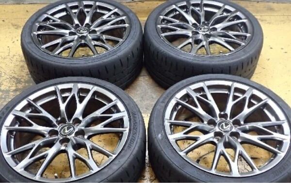 希少 IS F 後期 純正 レクサス IS F オプション USE20 IS F 19インチ BBS製 鍛造 軽量 ホイール 4本セット