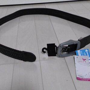 新品 送料無料 CLUNK クランク ストレッチベルト 編込み 黒 ブラック 定価8,250円