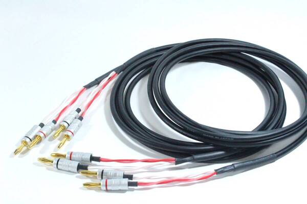 CANARE 4S6G スピーカーケーブル【2m / 2ペア / バナナプラグ仕様】オーディオ 送料無料 カナレ ステレオ