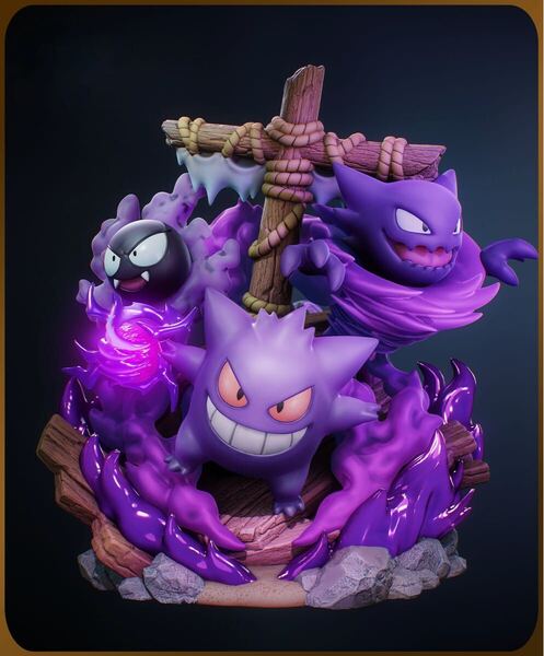 ポケモン ゲンガー ゴースト ゴース フィギュア ガレージキット ガレキ 未塗装未組立