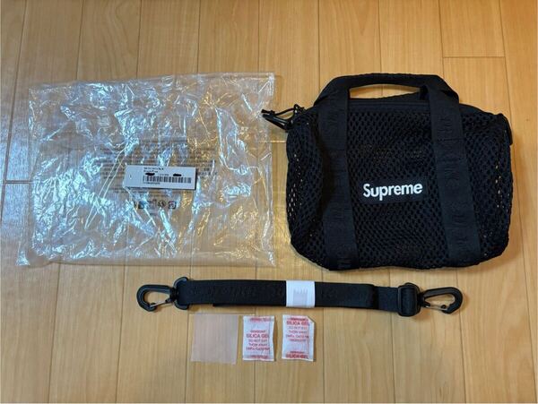 Supreme Mesh Mini Duffle Bag #A Black シュプリーム メッシュ ミニ ダッフル バッグ ミニダッフルバッグ ショルダーバッグ ブラック 黒