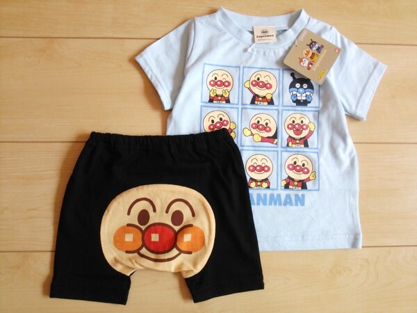 子供服アンパンマン*半袖セット*未使用バイキンマン*送料無料ベビー*新品Tシャツ ズボン