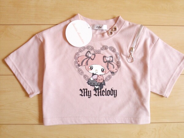 子供服マイメロちゃん*新品Tシャツ*未使用キッズ*送料無料マイメロディ*半袖ショート丈