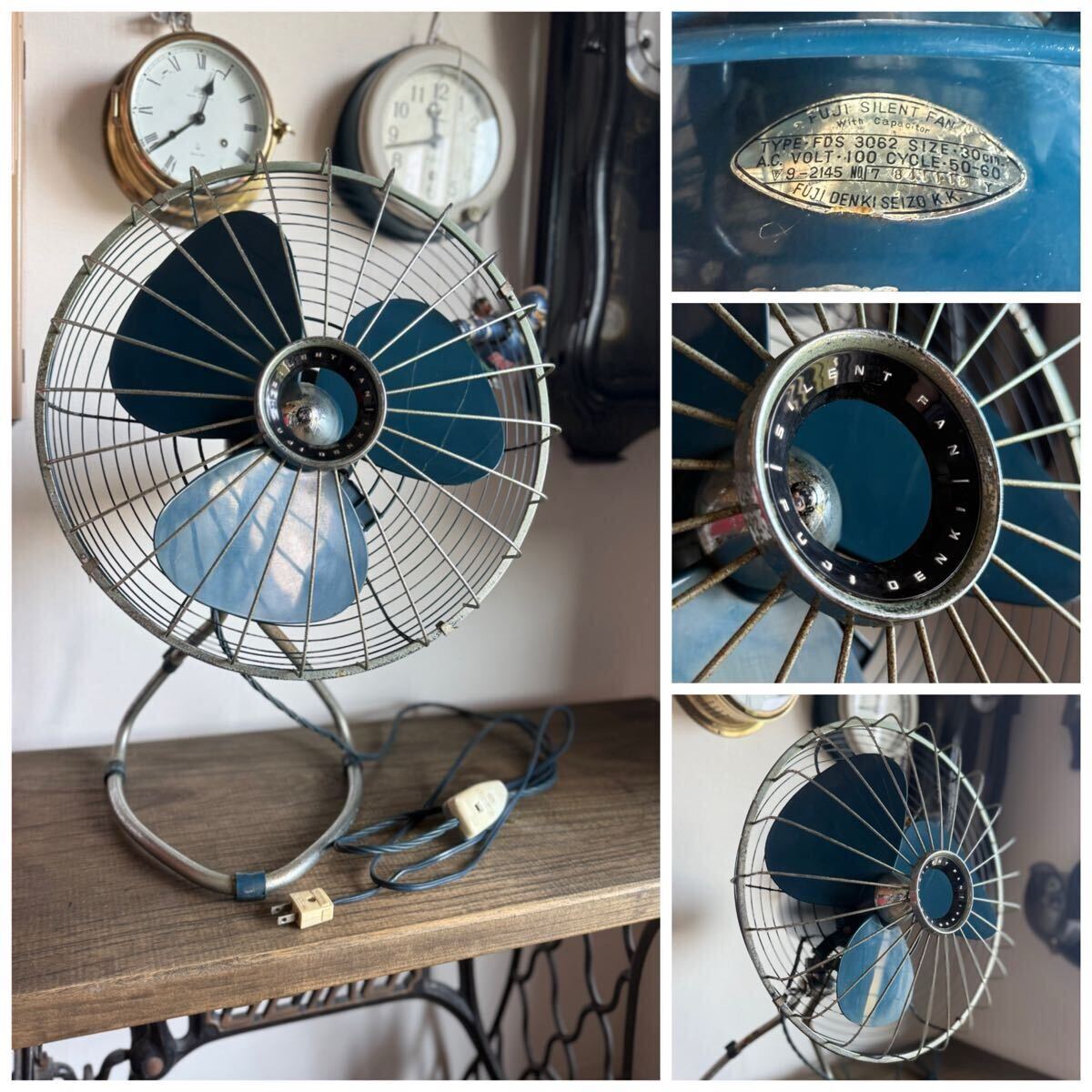 富士電機扇風機 FUJI-SILENT FAN FDS 3064B 30cm3枚 富士電機扇風機 FUJI-SILENT FAN FDS 3064B 30cm3枚 富士電機
