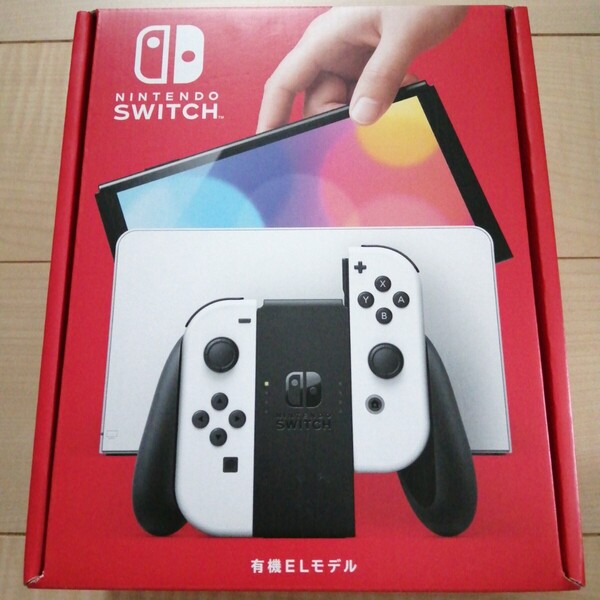 未使用 NintendoSwitch 有機ELモデル 本体 ニンテンドースイッチ 任天堂 ホワイト テレビゲーム