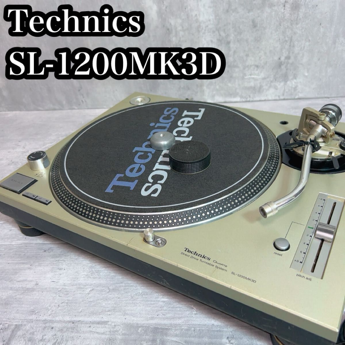 中古品】Technics/ターンテーブル/SL-1200MK3(ブラック) -DJ機材