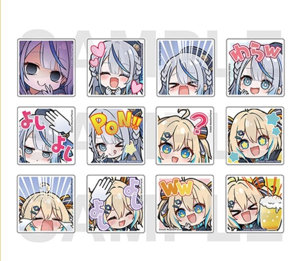 Weather Planet 天晴ひなた 雨海ルカ スタンプダイカットステッカーセット イーアニ イーディス E-DINER