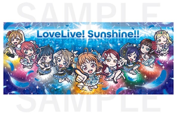 ラブライブ サンシャイン フェイスタオル 高海千歌黒澤ルビィ渡辺曜国木田花丸小原鞠莉他 イーアニ イーディス イートゥーン