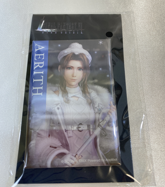 エアリス エバクラ 缶バッジ エバークライシス オンラインくじE賞 FF7ECファイナルファンタジー7